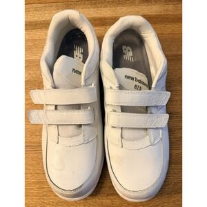 New Balance Hook & Loop Shoes Running White Sneakers MW813HWT Size 16 4E Wide